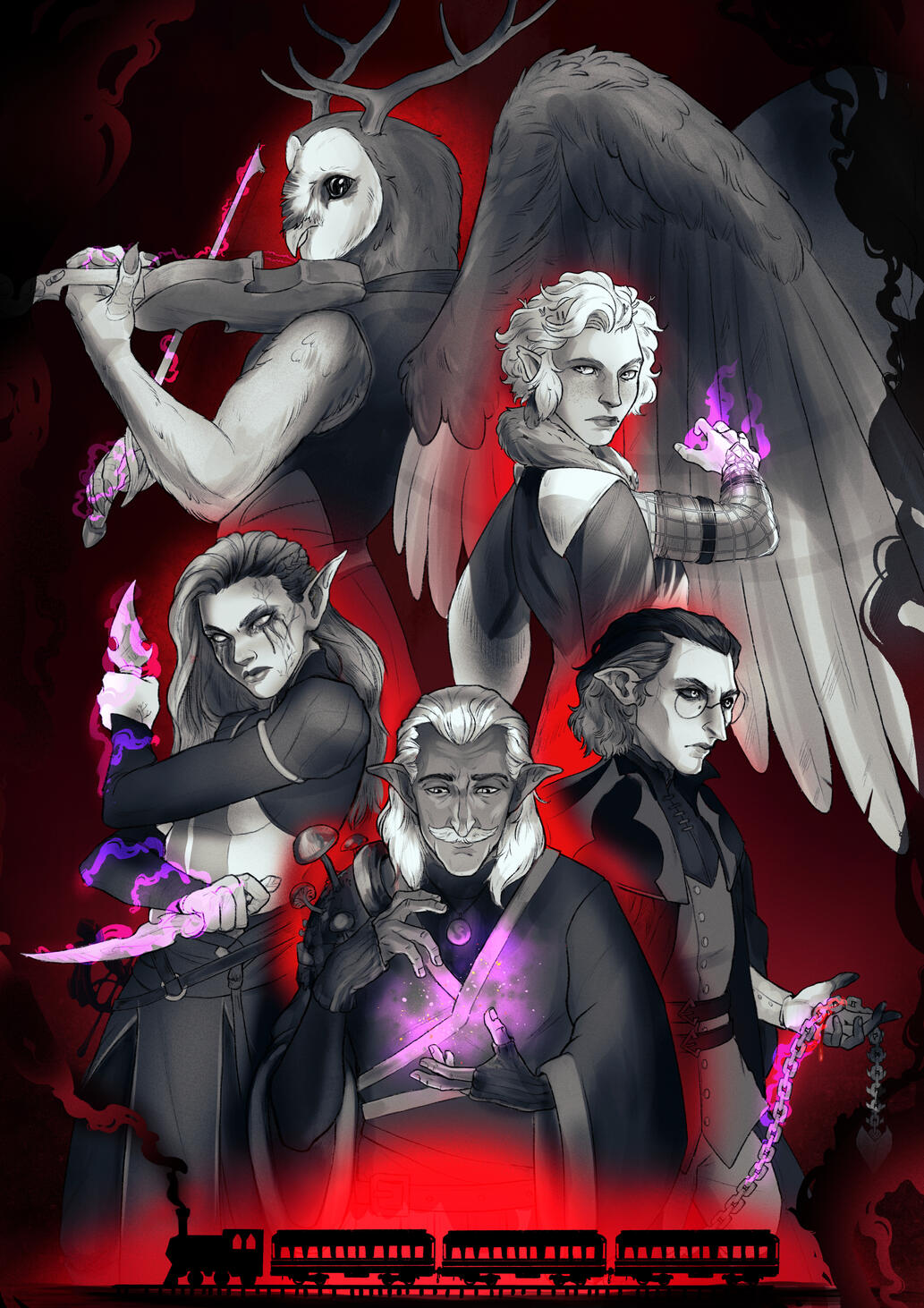 Personal artwork, D&D campaign poster