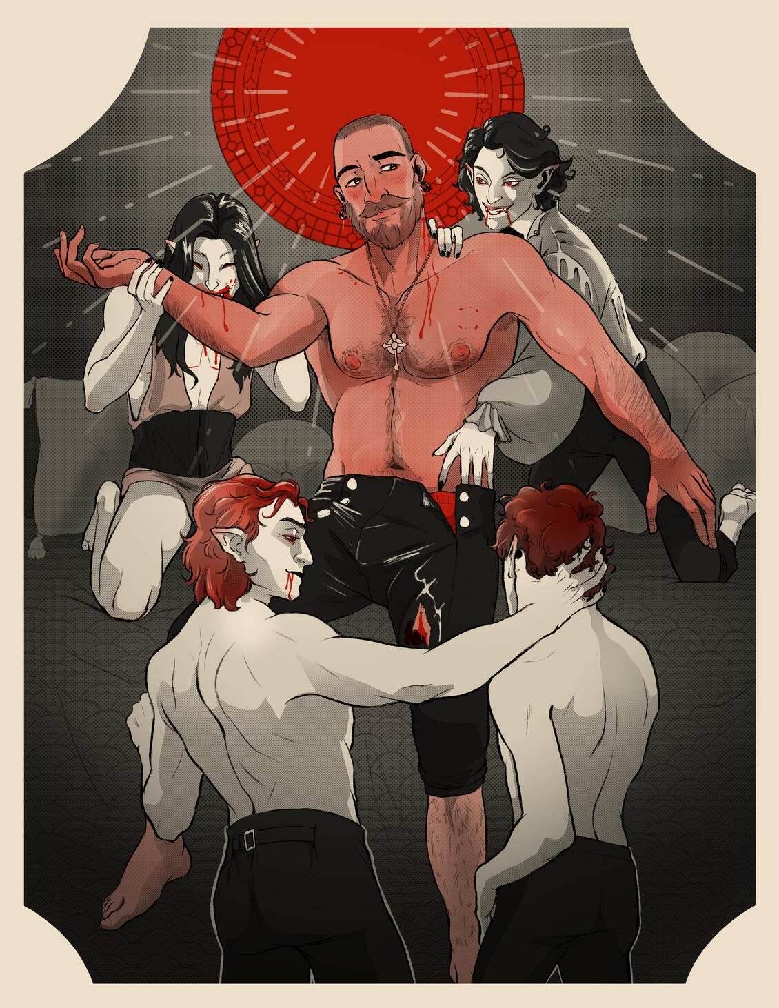 Illustration for Nova & Mali's Monsterfxcker zine